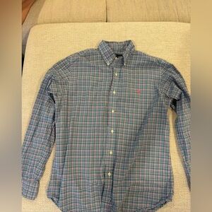Ralph Lauren Long Sleeve Button Down Shirt: Size Medium
